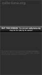 Mobile Screenshot of calle-luna.org